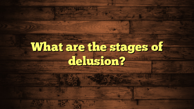 What are the stages of delusion?